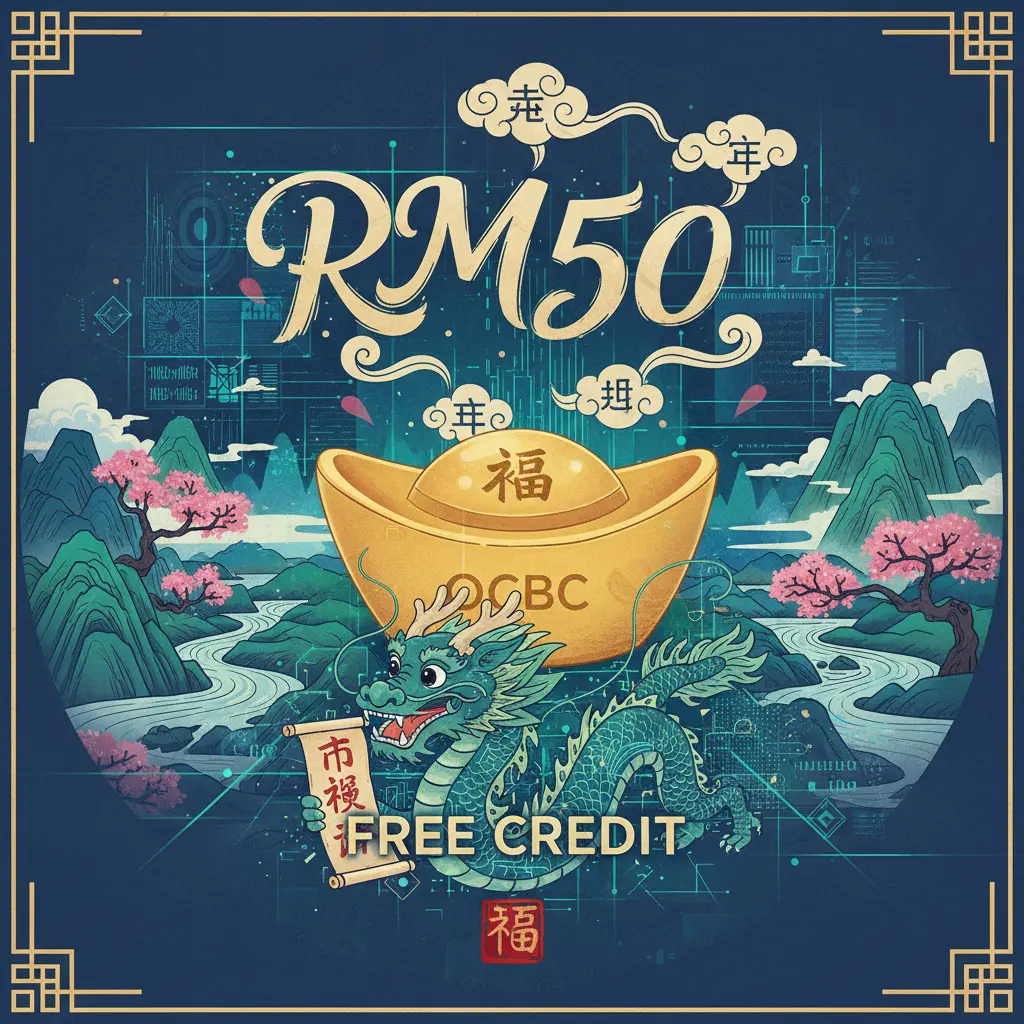 Free Credit RM50 - OCBC