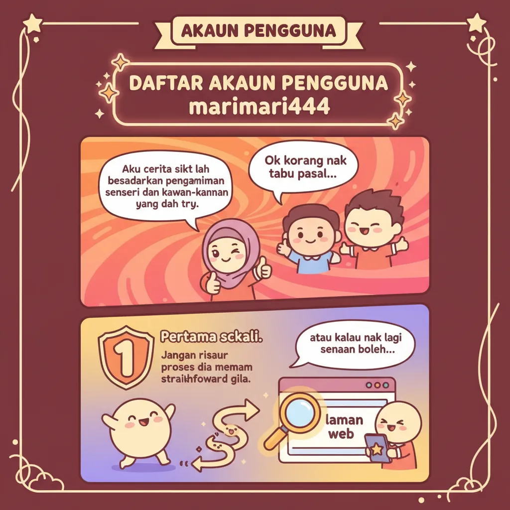 Daftar Akaun Pengguna marimari444