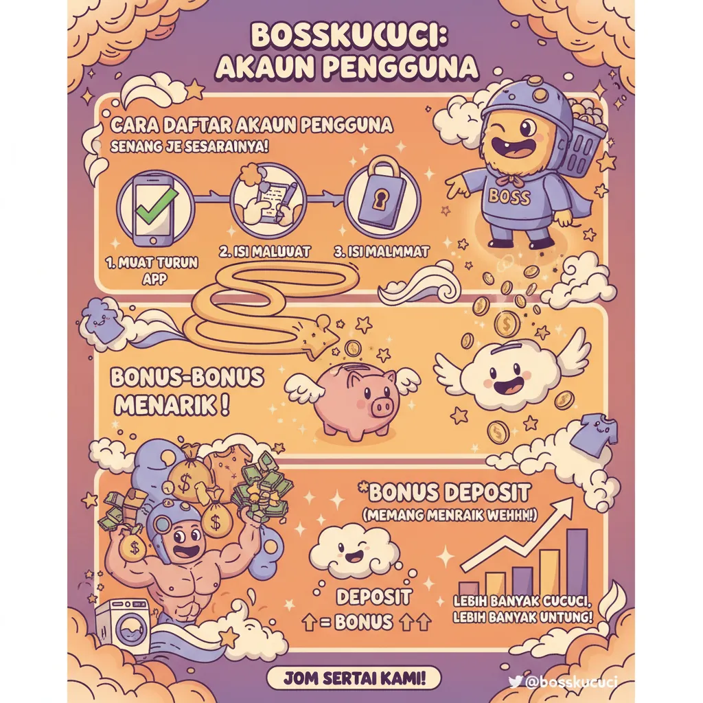 Cara Daftar Akaun Bosskucuci & Bonus Deposit
