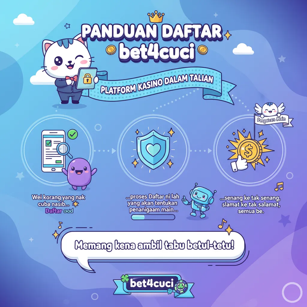 Panduan Daftar bet4cuci di Platform Kasino Dalam Talian