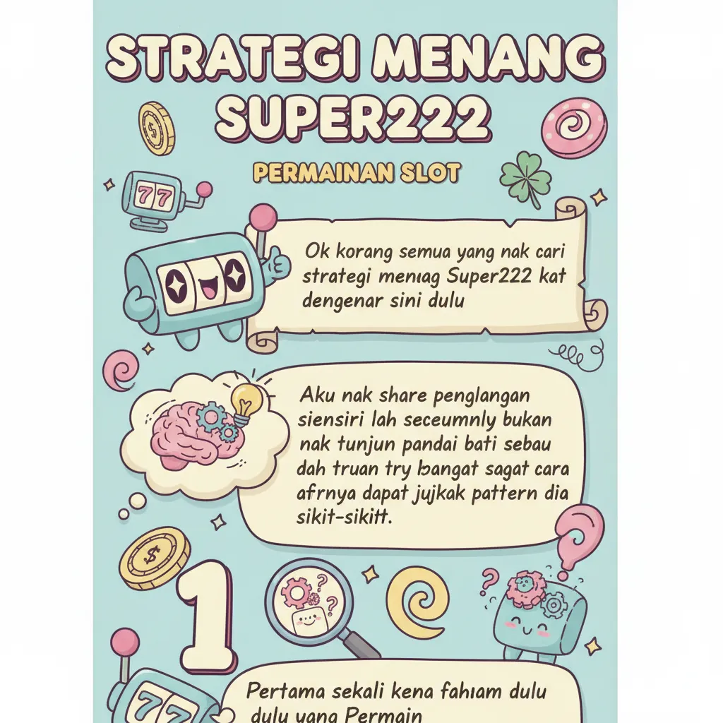 Strategi Menang Super222 di Permainan Slot