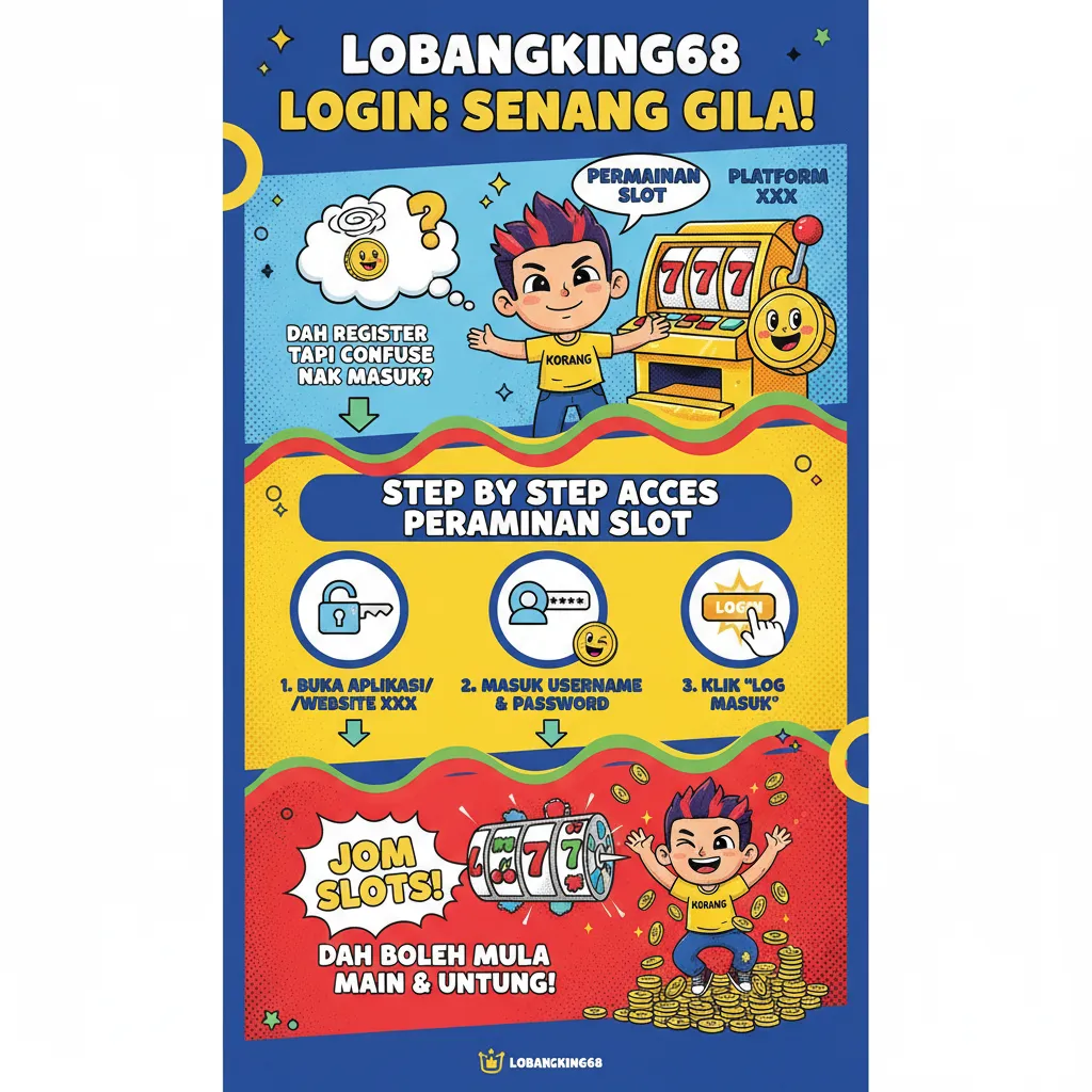 Cara Log Masuk Akaun & Akses Permainan Slot