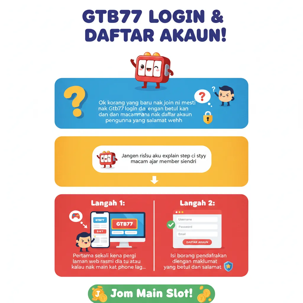 Cara Gtb77 Login dan Daftar Akaun Pengguna