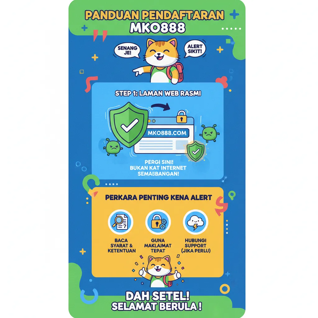 Panduan Pendaftaran Akaun MKO888