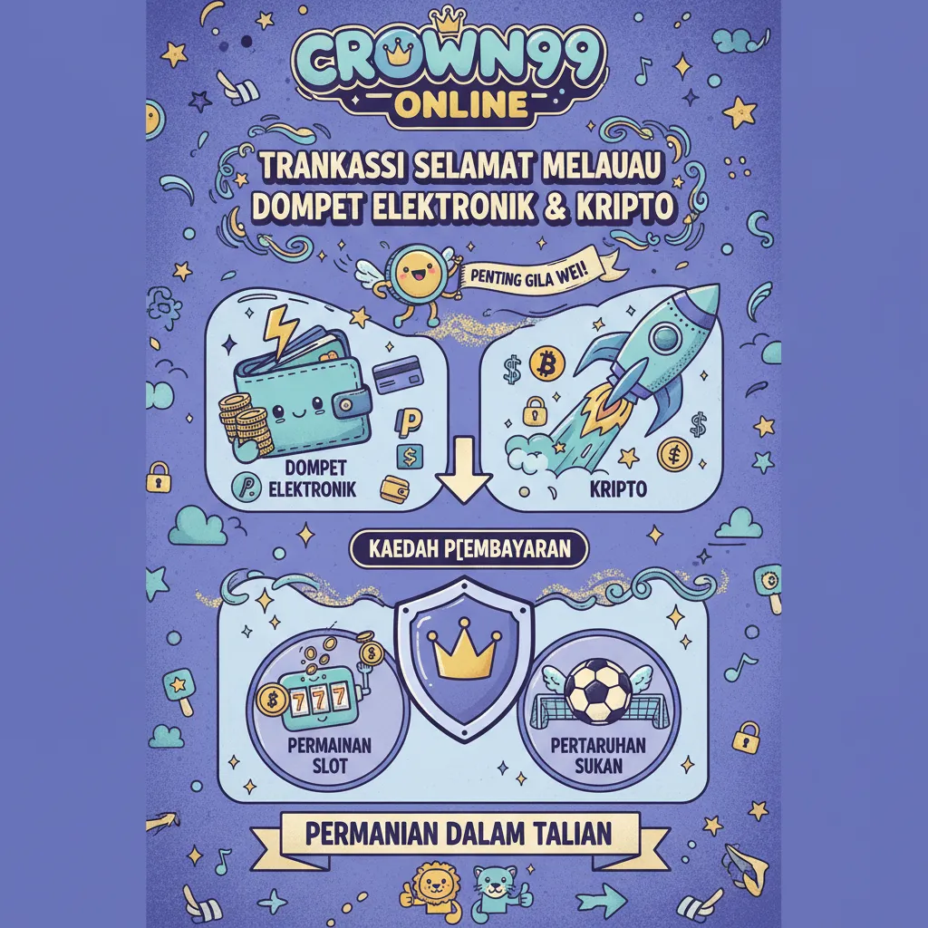 Transaksi Selamat Crown99 Online Melalui Dompet Elektronik & Kripto