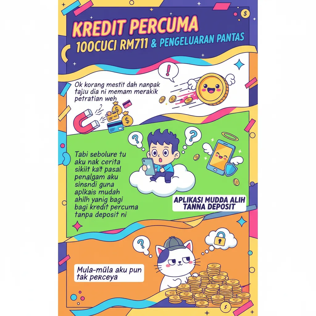 Kredit Percuma 100cuci rm711 & Pengeluaran Pantas