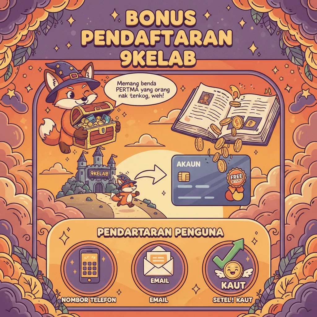 Bonus Pendaftaran 9kelab & Kadar RTP Tinggi