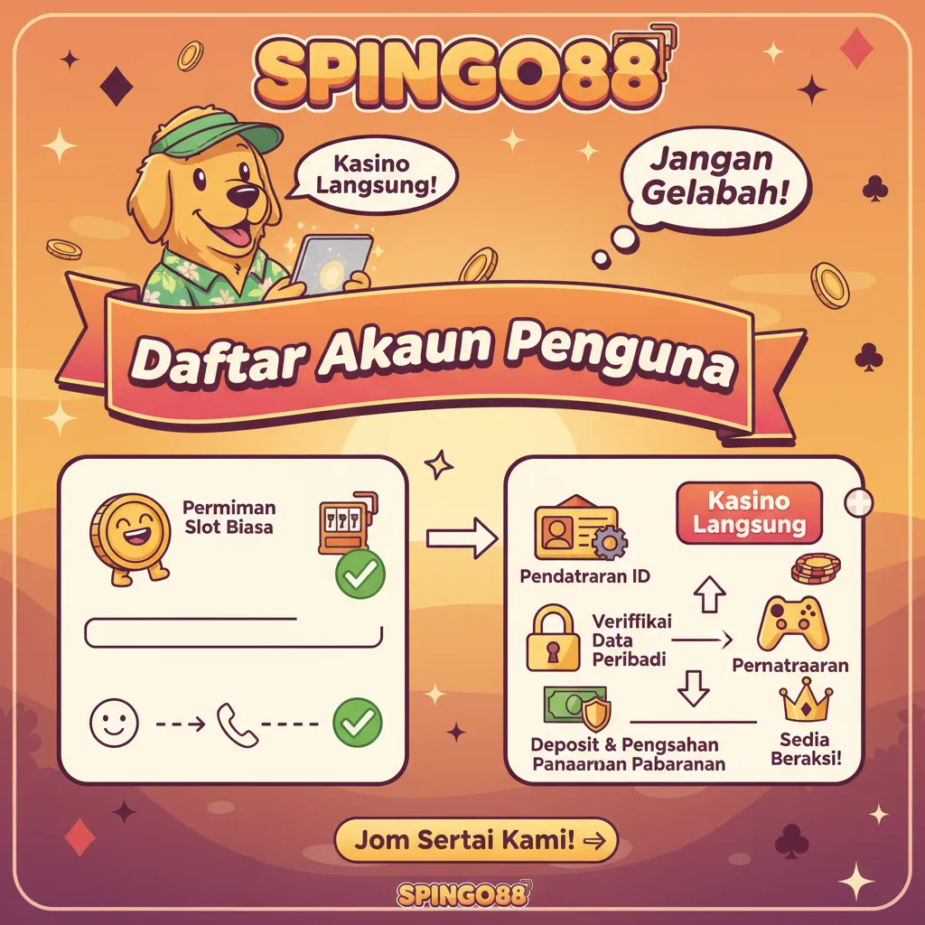 Daftar Akaun Pengguna Spingo88 untuk Kasino Langsung