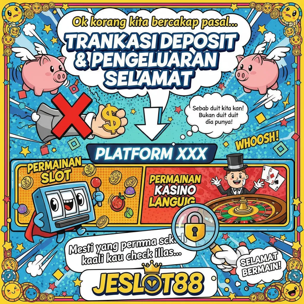 Transaksi Deposit & Pengeluaran Selamat Jeslot88
