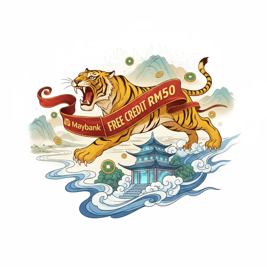 Free Credit RM50 - Maybank